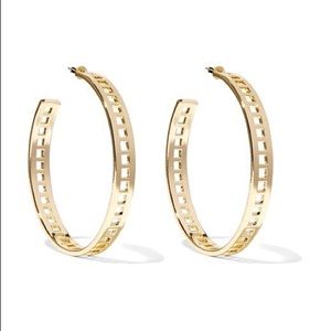 Arme De L’amour Gold Hoop Earrings